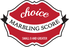 Choice Marbling Score Small 0 and greater